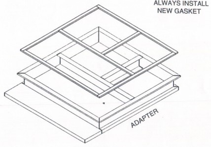 dnRXRX-BBCDB21 CURB ADPT50 X 43-1\2