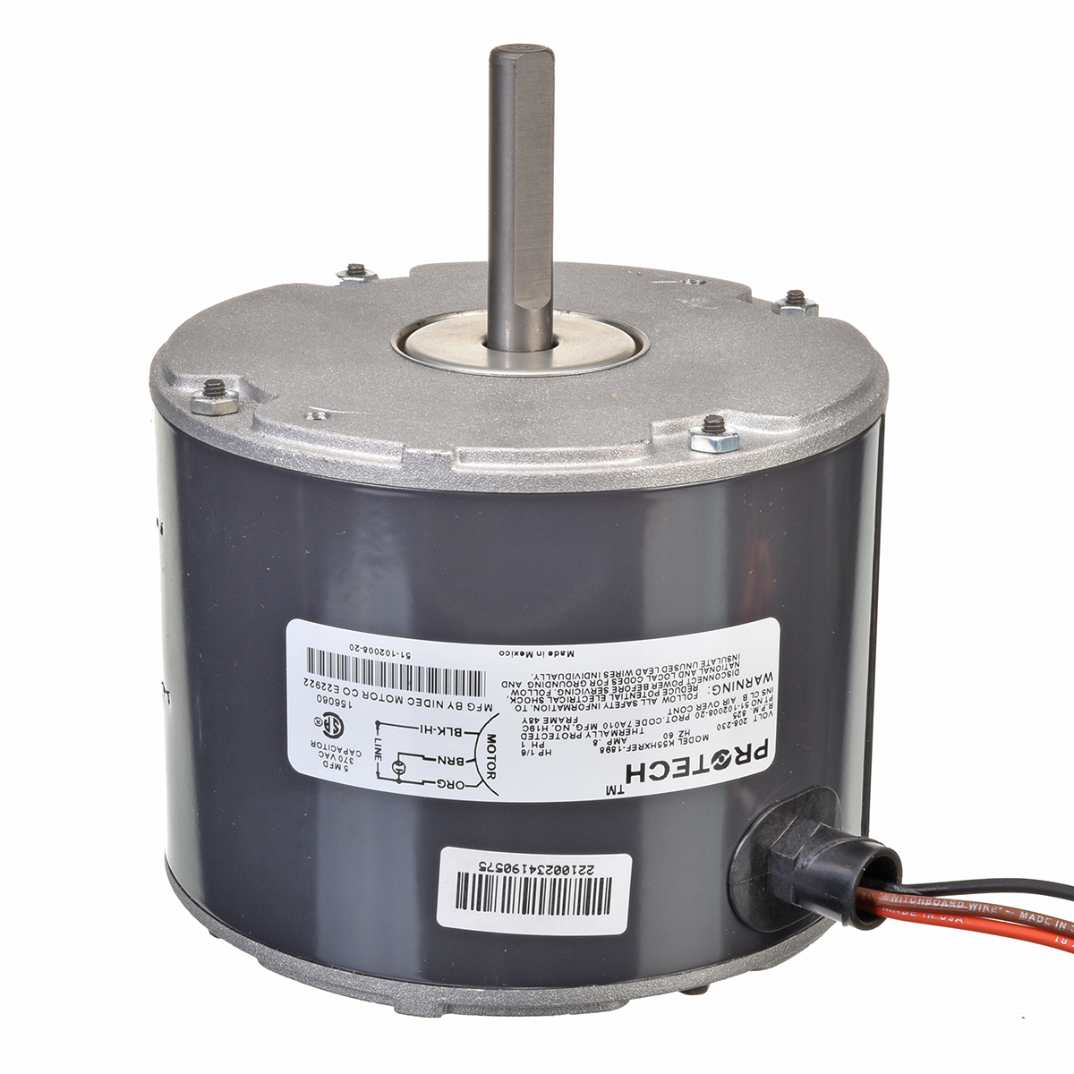 51-102008-20 FAN MOTOR 1/6 230 825RPM