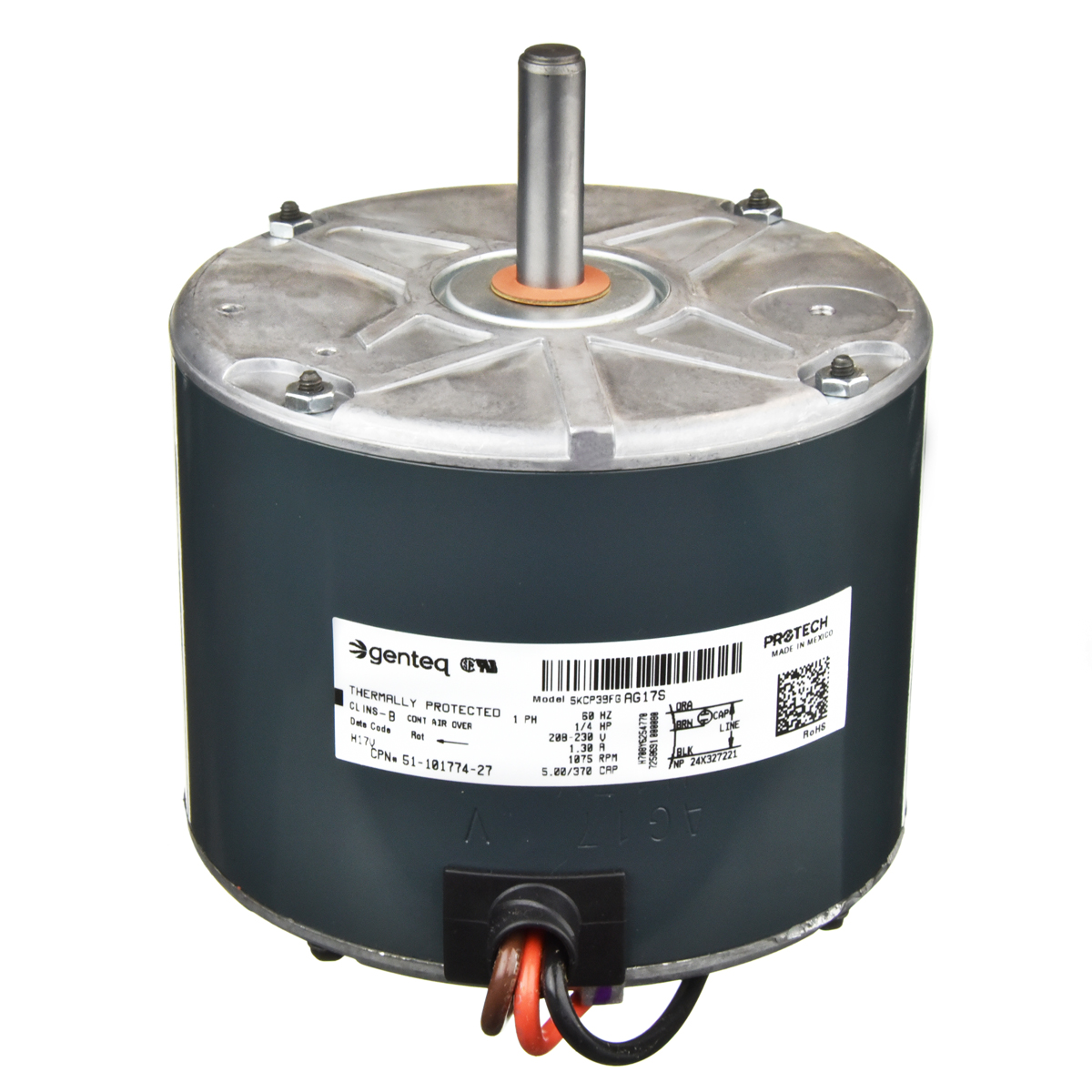 51-101774-27 FAN MOTOR 1/4hp 230 1075 RP