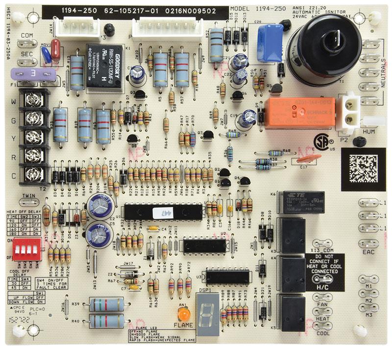 62-105217-01 CONTROL BOARD R801CA R801T